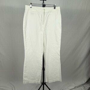 Alex Marie White Wide Leg Trousers